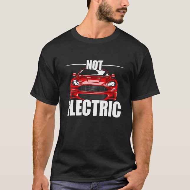 Gasolindrivna bilar utan hybridelfordon t shirt (Framsida)