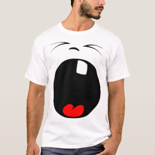 Gäspa ansikteT-tröja T Shirt