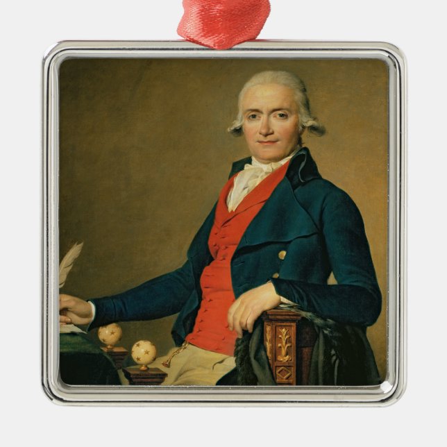 Gaspard Meyer eller manen i den röda waistcoaten Julgransprydnad Metall (Framsidan)