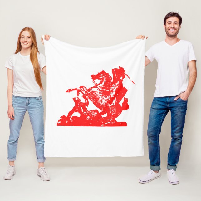 Gaspards Children Flagga - Medium Fleece Blanket (På plats)