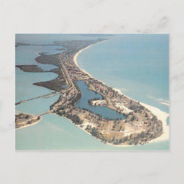 Gasparilla Island Boca Grande vintage Aerantvy Vykort