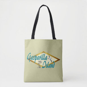 Gasparilla Island Florida Fiskmås design Tygkasse
