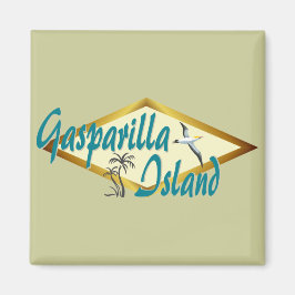 Gasparilla Island Florida-stranddesign Magnet