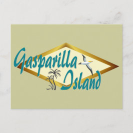 Gasparilla Island Florida-stranddesign Vykort