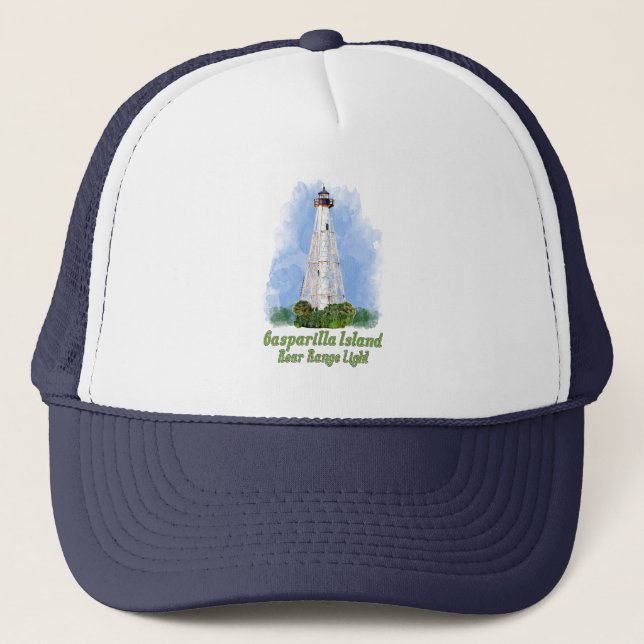Gasparilla Island Rear Range Light - Florida Keps (Framsida)