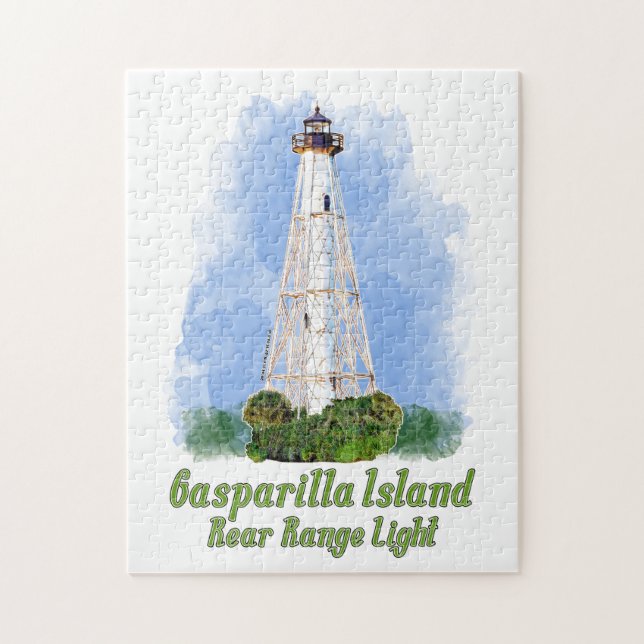 Gasparilla Island Rear Range Light - Florida Pussel (Vertikal)