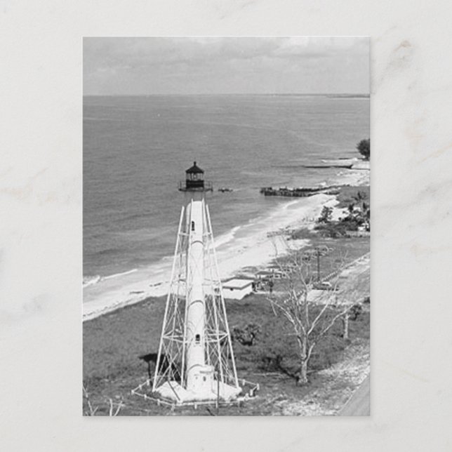 Gasparilla Island Rear Range Lighthouse Vykort (Framsida)