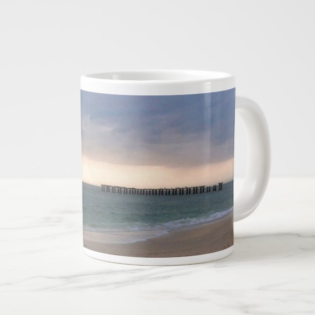 Gasparilla Island Solnedgång Jumbo Mugg (Framsida höger)