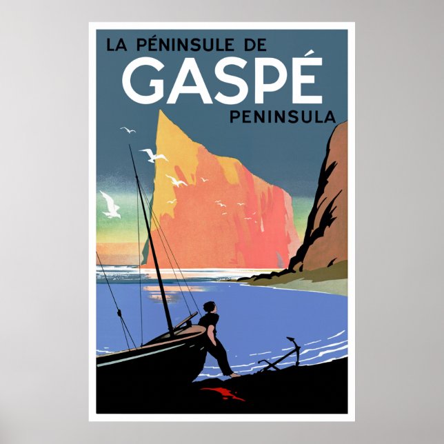 Gaspé Peninsula ~ Kanada Poster (Framsidan)