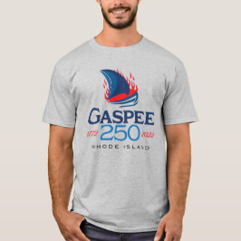 Gaspee250 Brännande Frakt på Light BKGd T Shirt