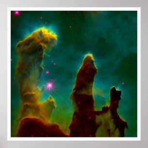 Gaspelare i Eagle Nebula (M16) Poster