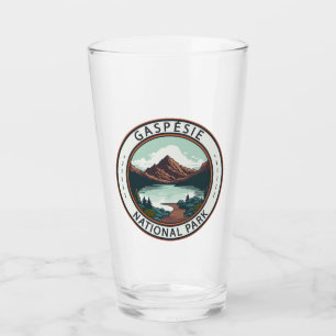 Gaspésie National Park Canada Badge Glaskopp