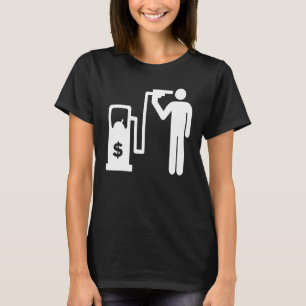 Gaspriser, gaspumpar, höga gaspriser t shirt