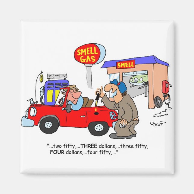 Gaspriser Magnet (Framsidan)