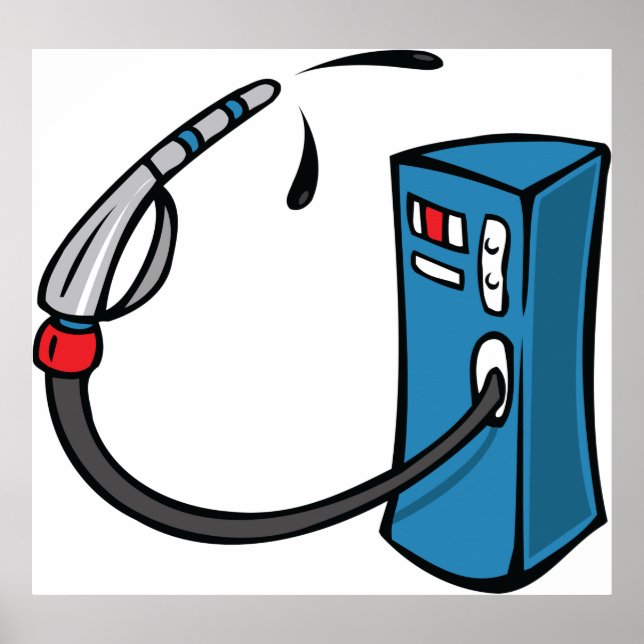 Gaspump Poster (Framsidan)