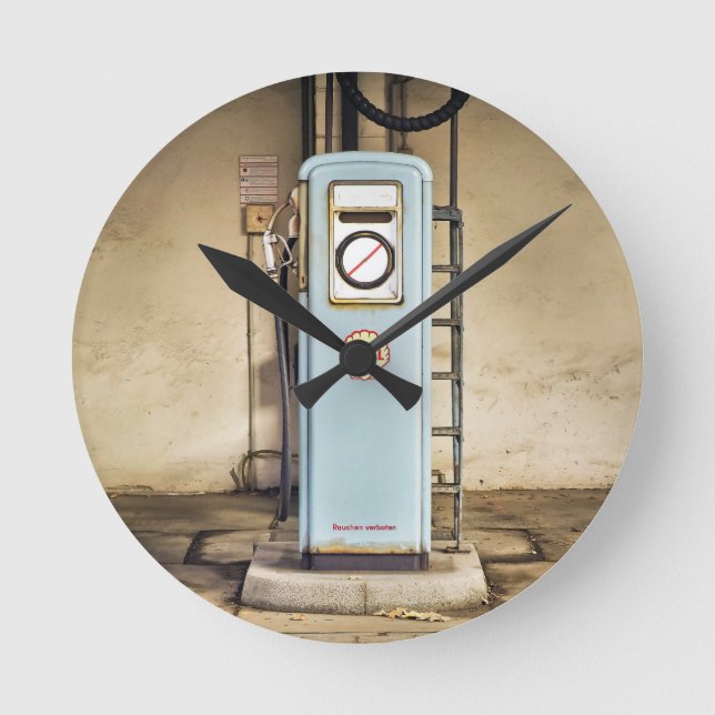 gaspump rund klocka (Framsida)