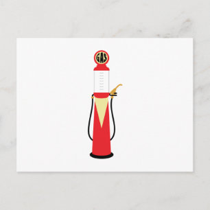 Gaspump Vykort