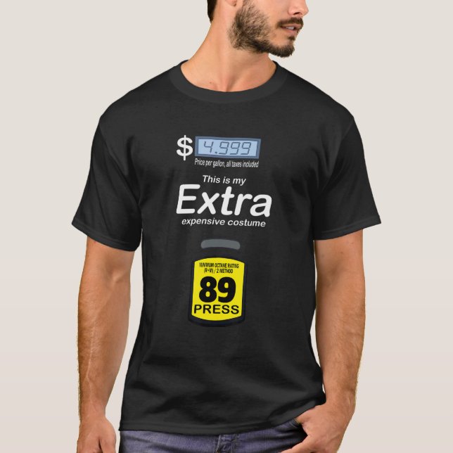 Gaspumpskostnad Detta är min kostnadskostnad för E T Shirt (Framsida)