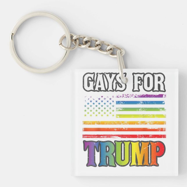 Gäss för trumpmässig HBT-Pride Gay Rainbow-Flagga  (Framsidan)