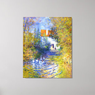 Gäss i Bäck Claude Monet Fine Art Canvastryck