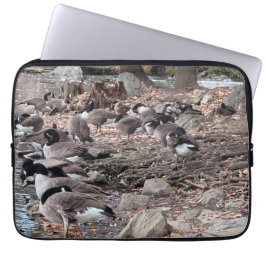 Gäss i parken laptop fodral