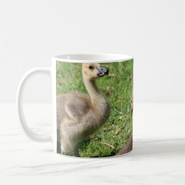 Gäss på Grass Kaffemugg (Vänster)