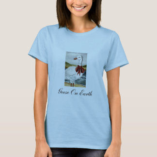 Gäss på jord tee shirt