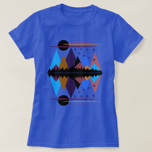 Gäss på vingen t-shirt (Design framsida)