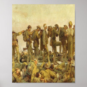 Gass Painting av John Singer Sargent Poster