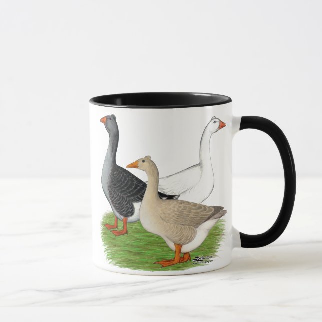 Gäss:  Tufted Trio Mugg (Höger)