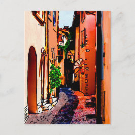 Gasse in Malcesine Vykort