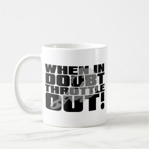 Gasspjäll Smutsig Crossmotorcykel Motocross Mugg