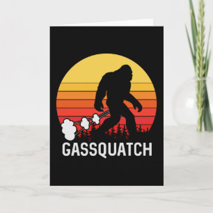 GASSQUATCH Bigfoot Retro fart Kort
