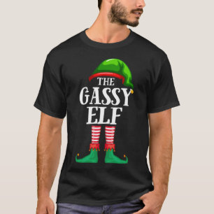 Gassy Elf Matching Familjejul Party Pajama T Shirt