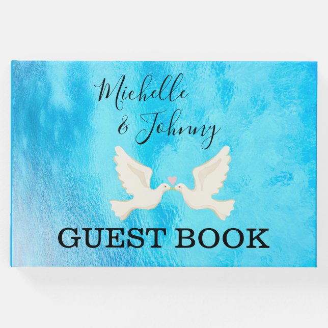 Gäst Bok - bröllop, all firande, redigerbar (Framsida)