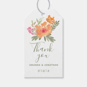 gäst för blommor i vår bröllop presentetikett