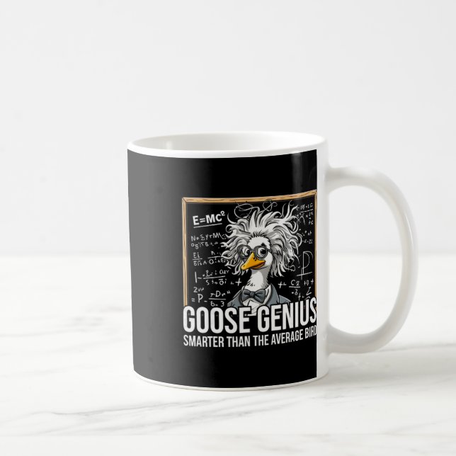 Gåst genius smartare än genomsnittlig fågel  kaffemugg (Höger)