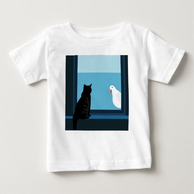 Gäst i fönstret t shirt (Framsida)