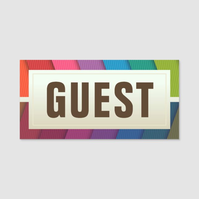 Gäst Namnbricka (Framsida)