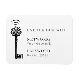 Gäst WiFi-lösenord och nätverksbrist Magnet