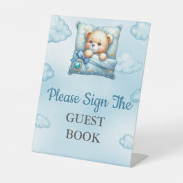 Gästbabyskor Bok Oh Baby Pillow Nalle