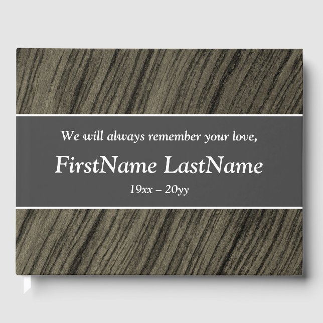 Gästbok för enkel, respektabel väckningstjänst (Framsida)