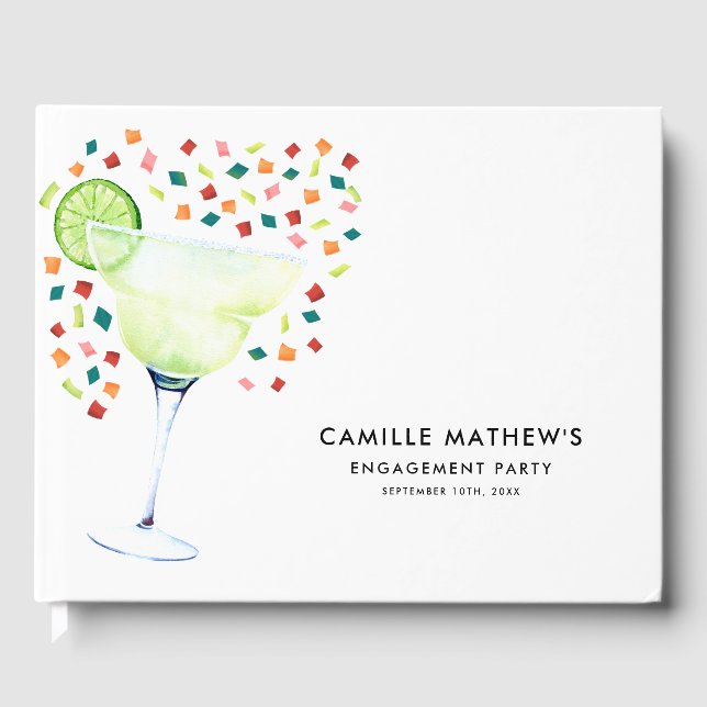 Gästbok för fiesta-firande (Framsida)