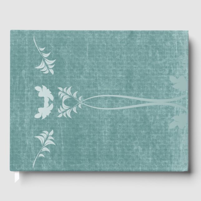 Gästbok i bröllop, festlig dekoration, vacker desi (Framsida)