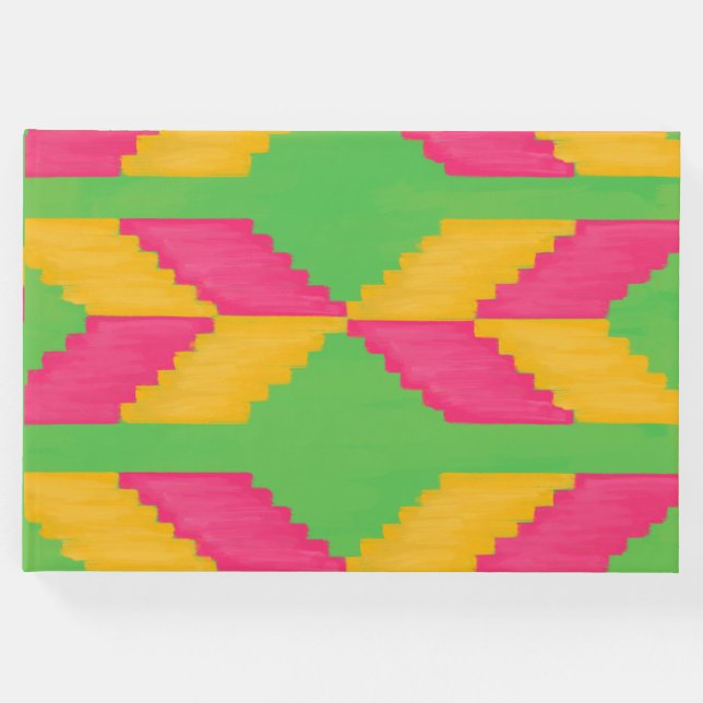 Gästbok med afrikanskt tryck (Framsida)