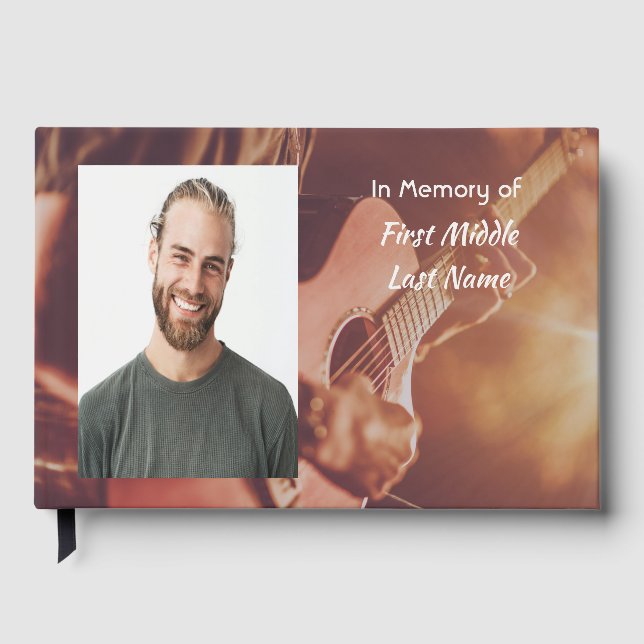Gästbok  Musiker Gitarrmusik  (Framsida)