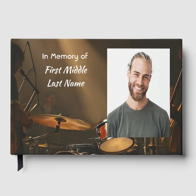 Gästbok Musiker Trummis Musik  (Framsida)