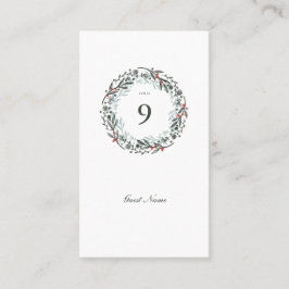 Gästdag i Winter Grey Placeringskort