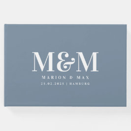 Gästebuch Dusty Blue 01 Gästböcker