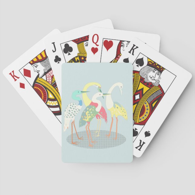 Gasted Cranes Casinokort (Baksidan)